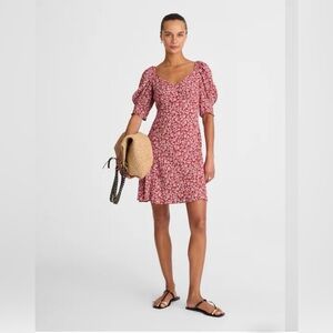 Madewell Floral Red Dress *NWT*